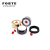 FORTE round gem stone storage box black gold slive diamond display box 