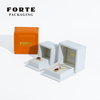 FORTE Unique Square Jewelry Packaging Boxes Design PU Leatherette Custom Color And Logo