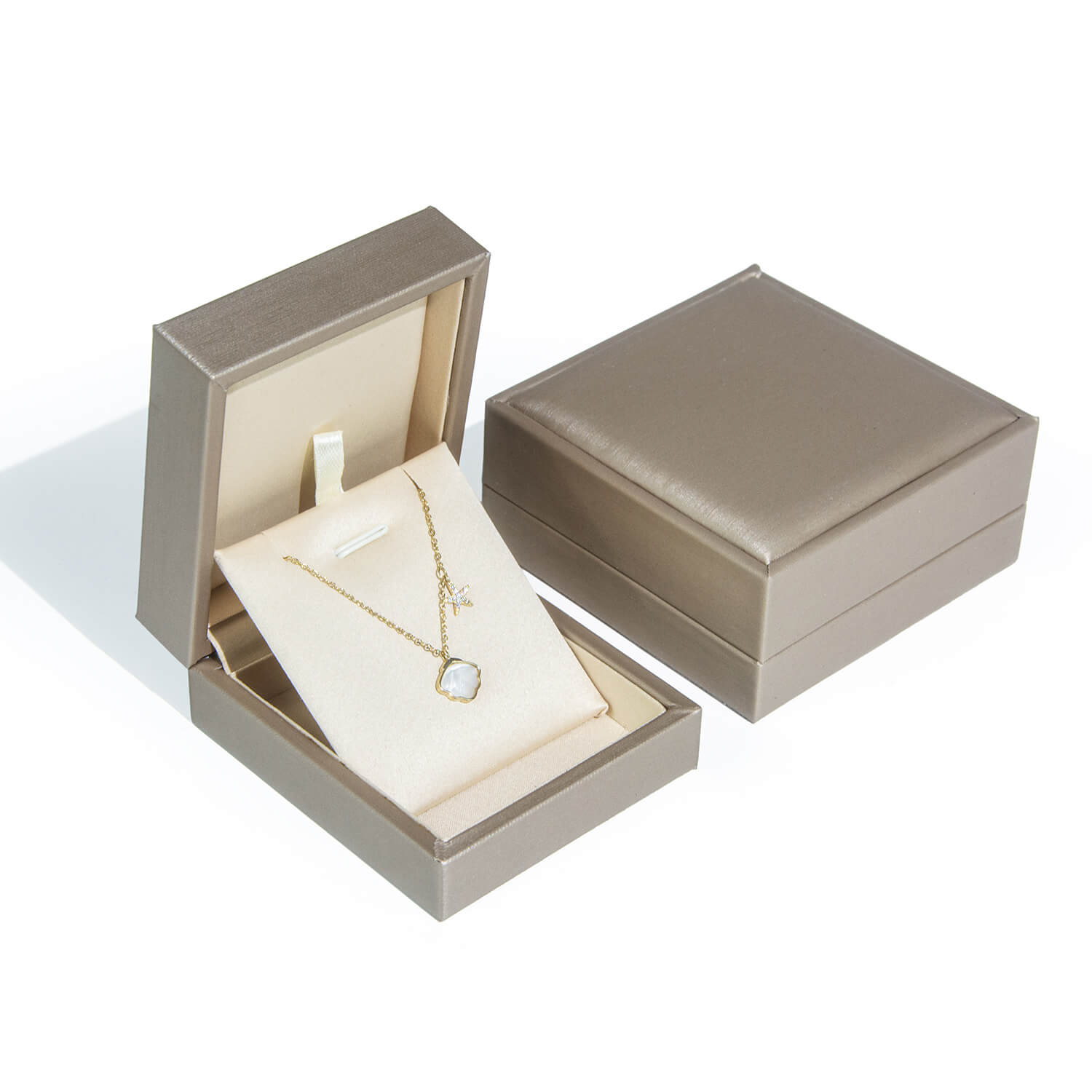 Forte Jewelry Packaging Box Fashion Luxury Ring Box PU Leather Jewelry Packaging Earrings Boxes Gif Watch Necklace Packing Wholesale