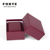 FORTE Embalaje Joyeria LED light Jewelry Packaging 72 hours shiny Style leather led Jewel Box 