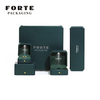 FORTE new green design LED jewelry packaging box high quality PU leather jewelry packing box with light 