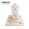 FORTE Newest Luxury micofiber Jewelry Display Prop Set necklace show bust