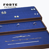 FORTE OEM Dark Blue Jewelry Display Set Rings Necklace Chains Display Tray