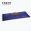 FORTE OEM Dark Blue Jewelry Display Set Rings Necklace Chains Display Tray