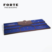 FORTE OEM Dark Blue Jewelry Display Set Rings Necklace Chains Display Tray