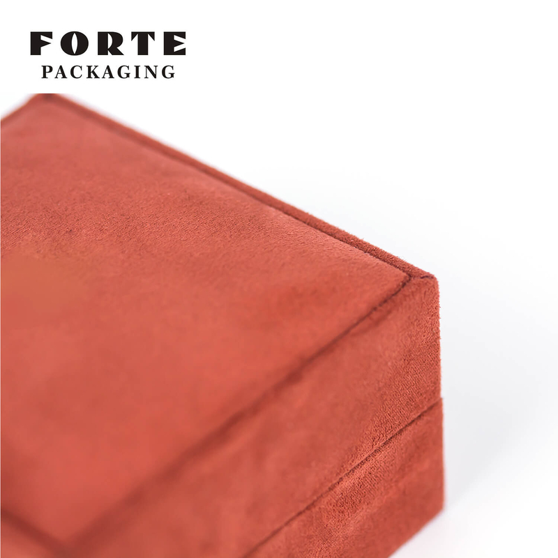 FORTE modern jewelry box_microfiber jewelry box_ring bearer box