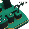 FORTE Customized Jewelry Display Fashion Green Necklace Stand Oem Display Sets