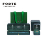 FORTE new green design LED jewelry packaging box high quality PU leather jewelry packing box with light 