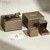 FORTE Premium Magnetic Flip Top Jewelry Box Set Custom Logo Luxury Design Packaging for Retail Store