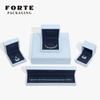 Forte Luxury PU Leather Jewelry Ring Box Custom Logo Necklace Bracelet Packaging Premium Jewelry Boxes Custom Jewelry Packaging